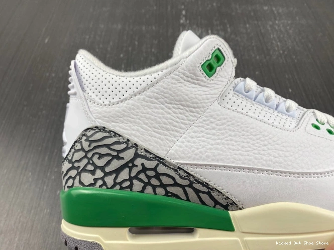 Kicked Out Shoe Store CK9246-136 Lucky Green Jordan Retro 3 (W) 0813